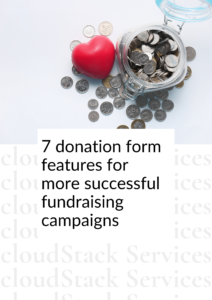 With a simple and customized online form, you can instead ensure potential donors follow through with their gifts and increase the success rate of converting them into recurring donors (or converting this into recurring revenue).