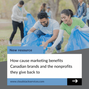 Cause marketing is a great way for nonprofit to fundraise - learn more from the cloudStack team.