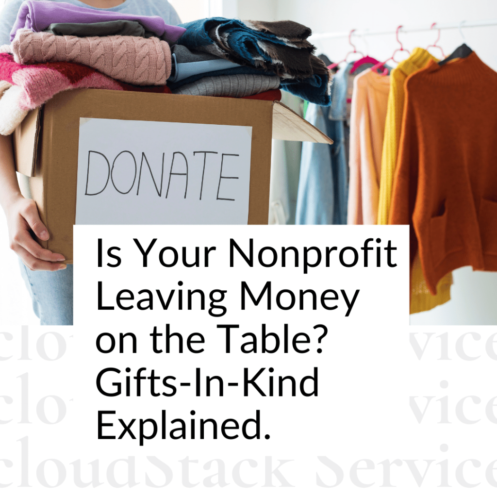 With fundraisingManager from Salesforce, the powerful CRM designed specifically for nonprofits, Canadian nonprofits can now accept and acknowledge in-kind donations.